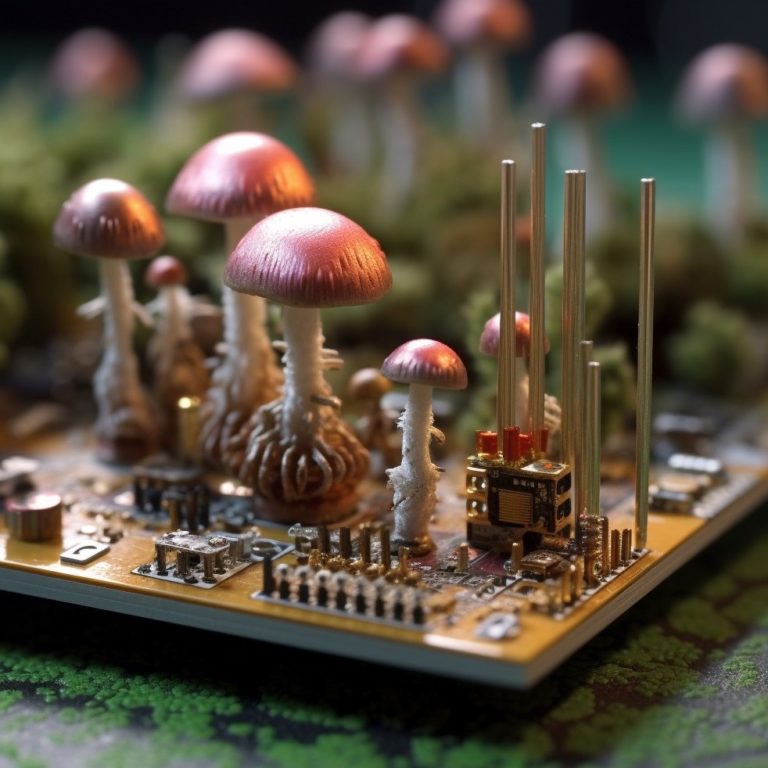 В Лаборатории нетрадиционных вычислений используют грибы как компонент электронного оборудования